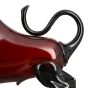 Skulptur "Schwarz-Roter Stier" aus Glas