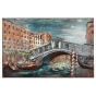 Metall - Wandbild "Ponte di Rialto"
