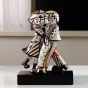 Goebel Skulptur "Golden Cheek to Cheek" von Romero Britto - limitiert auf 499 Stück