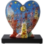 Goebel Skulptur "Heart time in the City" von James Rizzi