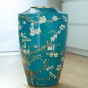 Goebel Vase "Mandelbaum Blau", klein, von Vincent van Gogh