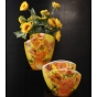 Goebel Vase "Sonnenblumen", klein von Vincent van Gogh