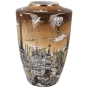 Goebel Vase "Travelling the World" von Charles Fazzino