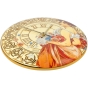 Porzellanuhr "Sommer 1900" von Alphonse Mucha