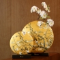 Goebel Diskusvase "Mandelbaum Gold", klein von Vincent van Gogh