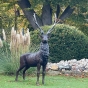 Hirsch aus Bronze