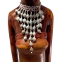Holzskulpturen "Massai Krieger mit Frau", handgeschnitzt