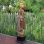 Varada-Mudra Buddhafigur - Holz - 110cm