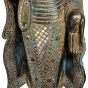 Abhaya-Mudra Buddhafigur - Holz - 134cm