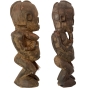 Holzskulpturen "Afrikanisches Figurenpaar"