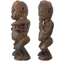 Holzskulpturen "Afrikanisches Figurenpaar"