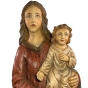 Holzskulptur "Madonna mit Jesuskind"