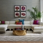 Jonathan Adler Wandbild "Lipstick Beaded Art"