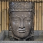 Khmer - Kopf als Wasserspiel - Komplettset, 65cm