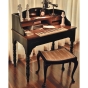 Chopin's Schreibtisch mit Pianotasten