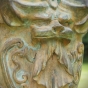 Bronzeskulptur "Griechische Sphinx" als Wasserspeier
