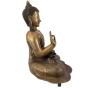Sitzender Buddha aus Messing - 47cm