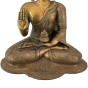 Sitzender Buddha aus Messing - 47cm