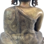 Sitzender Buddha aus Messing - 47cm