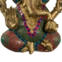 Sitzender Ganesha aus Messing - Einzelstück - 37cm