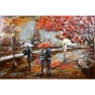 Metall - Wandbild "Paris im Herbst"