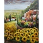 Metall - Wandbild "Provence - Sonnenblumen"