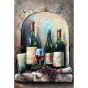 Metall - Wandbild "Wein & Trauben"
