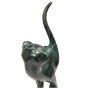 Junge Katze als Bronzeskulptur 
