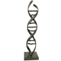 Bronzeskulptur DNA Strang bei Kunsthandel Lohmann 