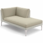 DEDON MU Daybed links in weiss
