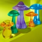Jonathan Adler Skulptur "Acrylic Mushroom" - Gelb