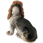 Porzellanskulptur "Hund - Basset Hound"
