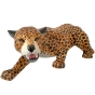Porzellanskulptur "Schreitender Leopard"