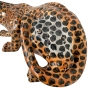 Porzellanskulptur "Schreitender Leopard"