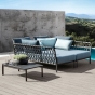 Solpuri Caro 2 Sitzer-Loungesofa, links