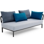 Solpuri Caro 2 Sitzer-Loungesofa, links