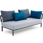 Solpuri Caro 2 Sitzer-Loungesofa links inkl. Polster