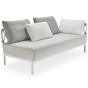Solpuri Caro 2 Sitzer-Loungesofa links inkl. Polster