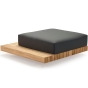 Solpuri Plateau L-Modul Hocker + Seitentisch