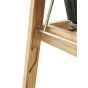 Solpuri Safari Teak Deck Chair, inkl. Hocker