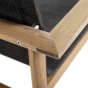 Solpuri Safari Teak Deck Chair, inkl. Hocker