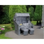 Sonnenpartner Gartenstrandkorb "Classic Bullauge" 2-Sitzer Halbliegemodell