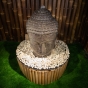 Wasserspiel Buddha-Kopf - Komplettset, 50cm