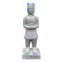 Steinskulptur "Chinesischer Krieger", 120cm