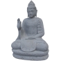 Sitzender Buddha "Abhaya-Mudra", naturbelassen - 100cm