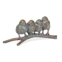 Edition Strassacker Bronzeskulptur "Kükenquartett"