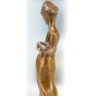 Edition Strassacker Bronzeskulptur "Schwangere mit Korb"