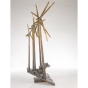 Edition Strassacker Bronzeskulptur "Windweide" von Kurtfritz Handel