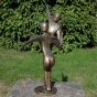 Tanzendes Ballettpaar-Bronze. Bronzefiguren und Gartenfiguren bei Kunsthandel Lohmann in Timmendorfer Strand.