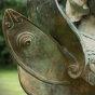 Bronzeskulptur "Griechische Sphinx" als Wasserspeier